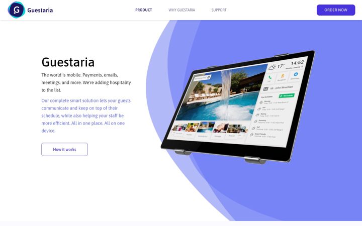Screenshot of guestaria.com