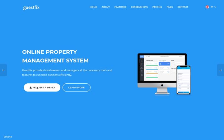 Screenshot of guestfix.com