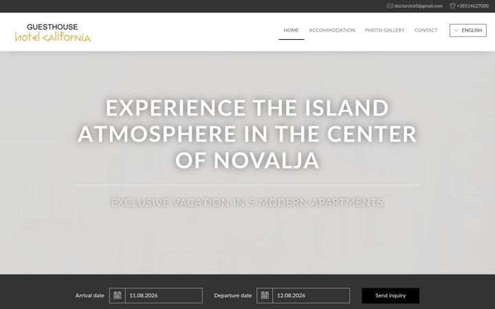Screenshot of guesthouse-hotelcalifornia.com