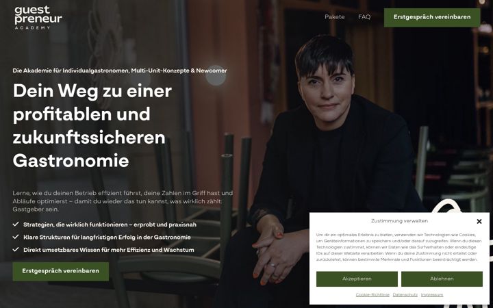 Screenshot of guestpreneur.com