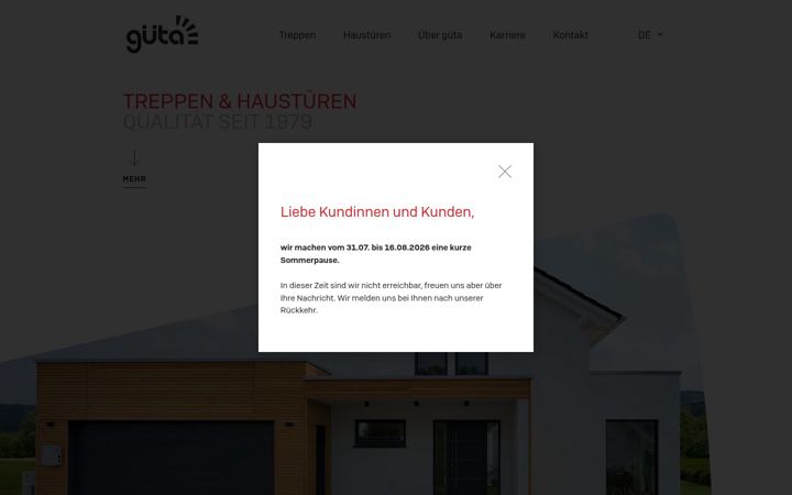 Screenshot of gueta.eu