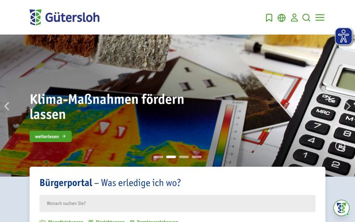 Screenshot of guetersloh.de