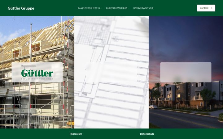 Screenshot of guettler-gruppe.de