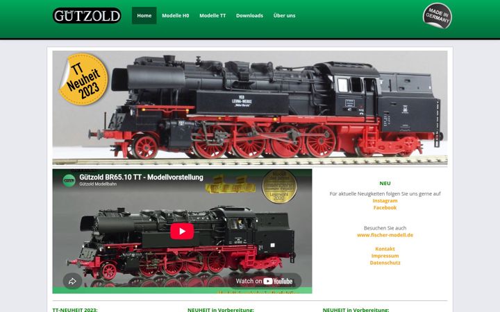 Screenshot of guetzold.de
