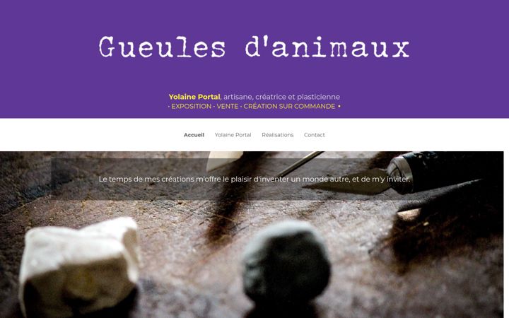 Screenshot of gueulesdanimaux.fr