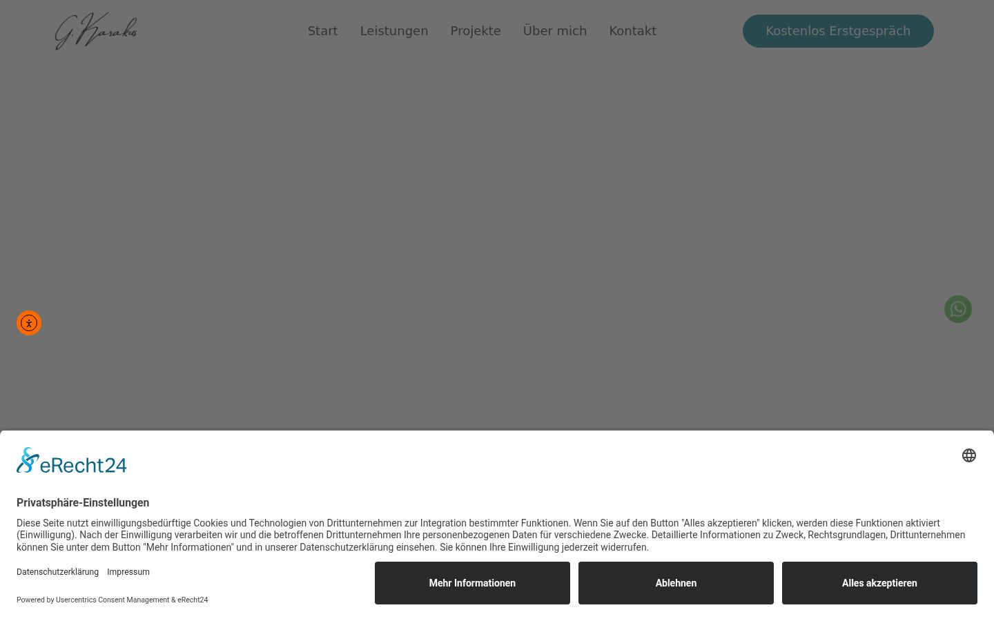 Screenshot van de toestemmingsbanner zoals getoond vóór enige interactie