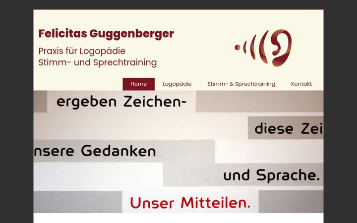 Screenshot of guggenberger-logopaedie.de