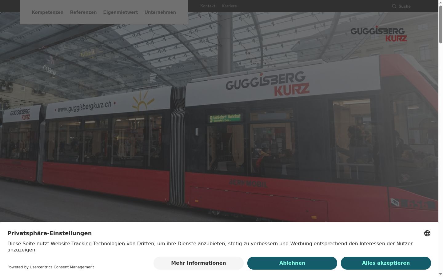 Screenshot van de toestemmingsbanner zoals getoond vóór enige interactie