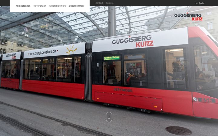 Screenshot of guggisbergkurz.ch