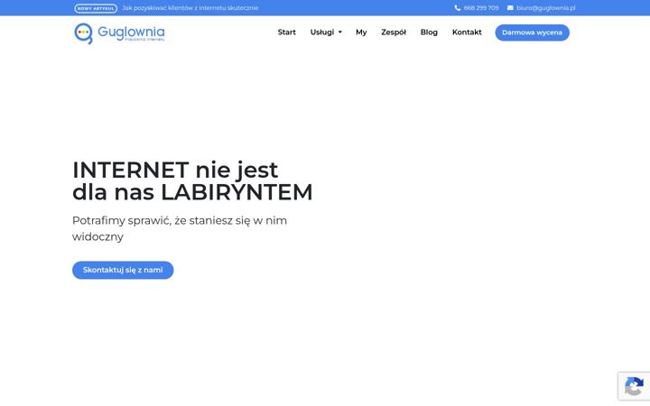 Screenshot of guglownia.pl