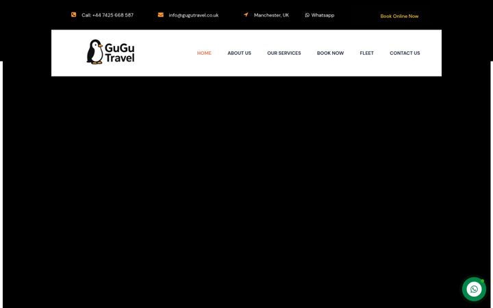 Screenshot of gugutravel.co.uk