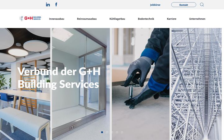 Screenshot of guh-building-services.de