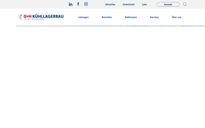 Screenshot of guh-kuehllagerbau.de