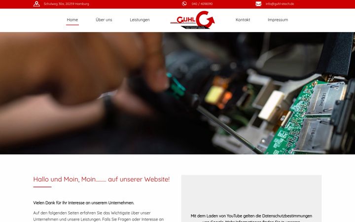 Screenshot of guhl-etech.de