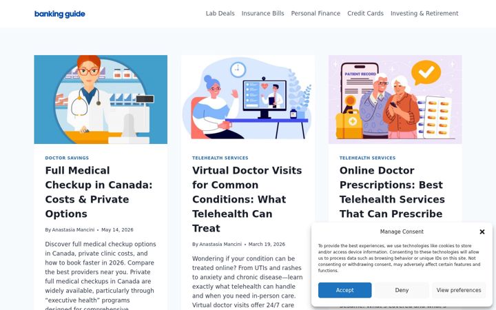 Screenshot of guiabancario.com