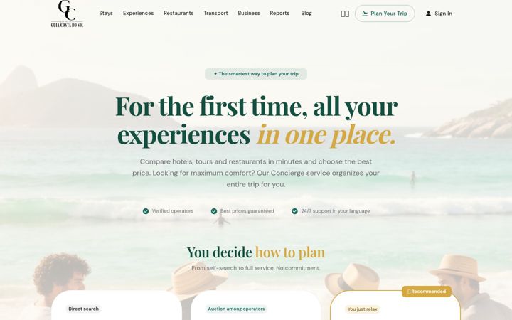 Screenshot of guiacostadosol.com