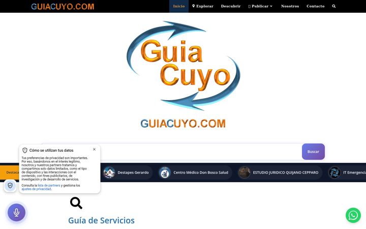 Screenshot of guiacuyo.com
