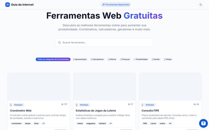 Screenshot of guiadainternet.com