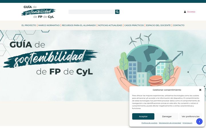 Screenshot of guiadesostenibilidadfp.org