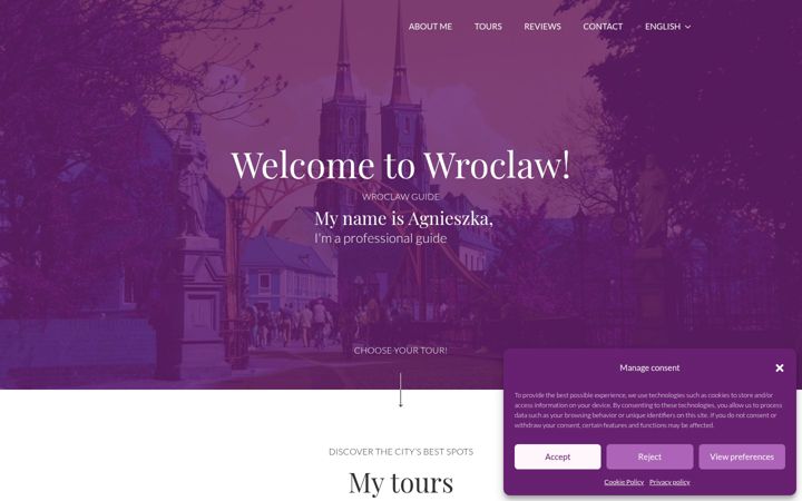 Screenshot of guiadewroclaw.org