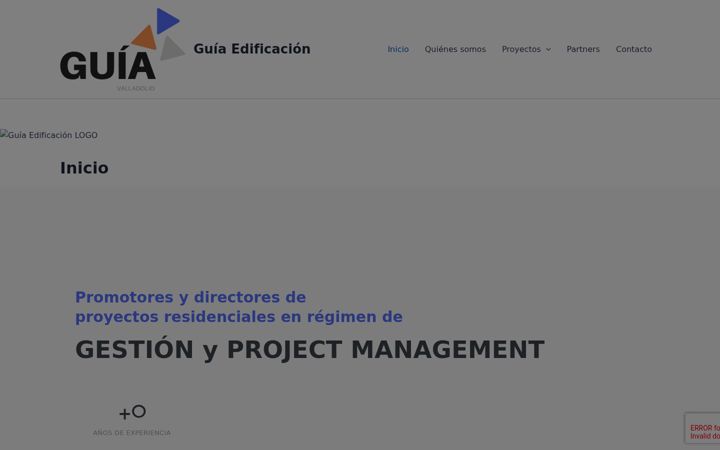 Screenshot of guiaedificacion.es