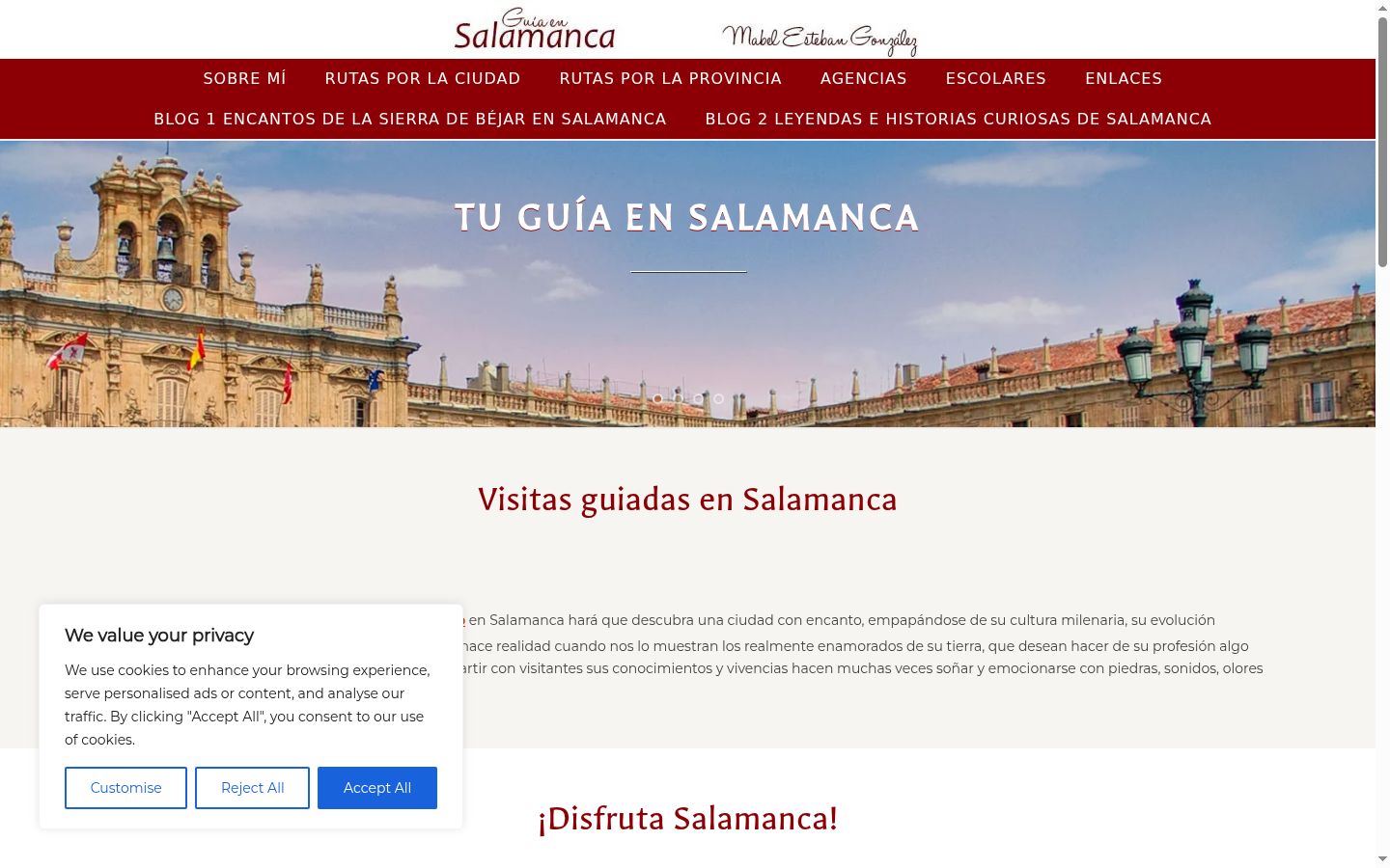 Screenshot tal-banner tal-kunsens muri qabel kwalunkwe interazzjoni