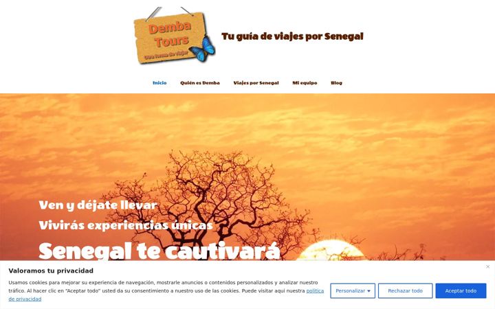 Screenshot di guiasenegal.com