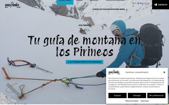 Screenshot of guiaspirineo.com