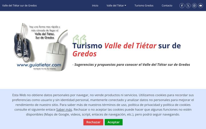 Screenshot of guiatietar.com