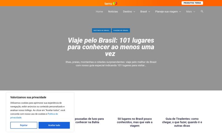 Screenshot of guiaviajarmelhor.com.br