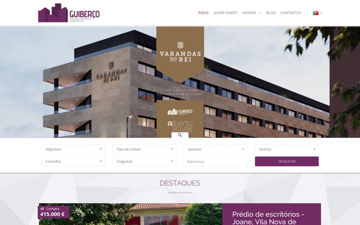 Screenshot of guiberco.com