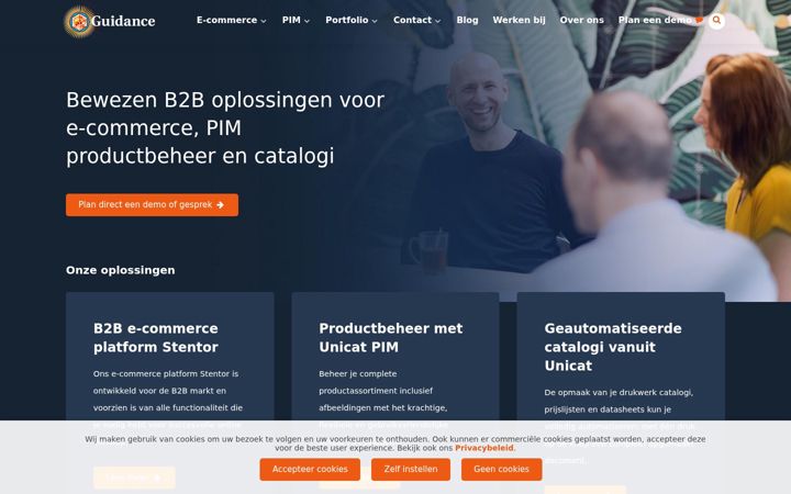 Screenshot of guidance.nl