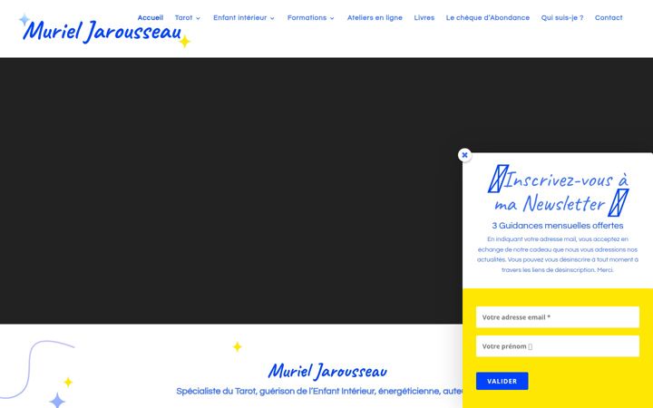 Ekraanipilt saidist guidanceparletarot.com