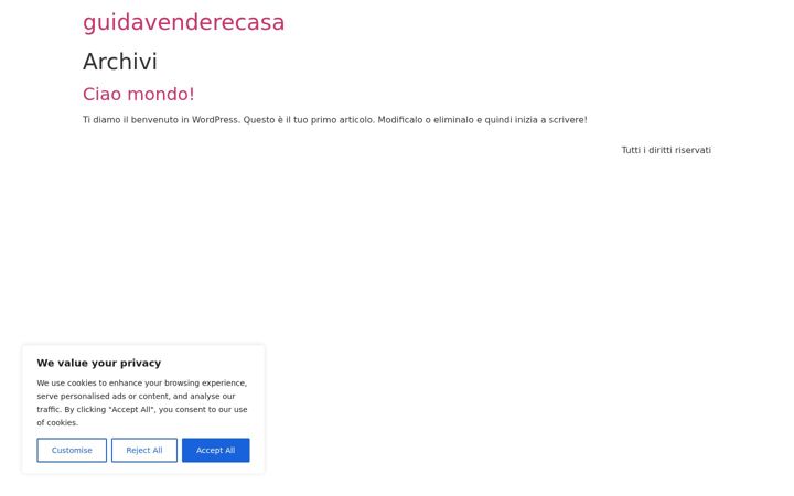 Screenshot of guidavenderecasa.it
