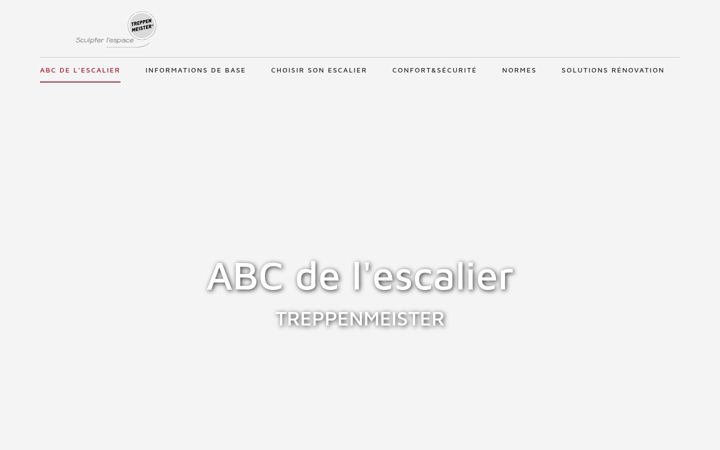Ekraanipilt saidist guide-escalier.com