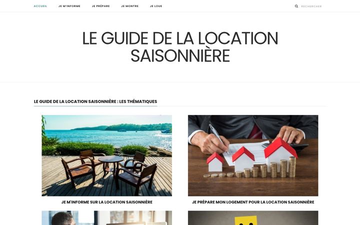 Screenshot of guide-location-saisonniere.com