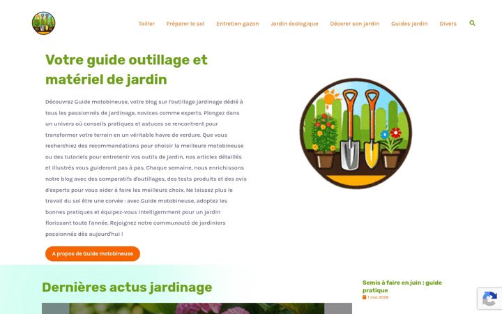 Screenshot of guide-motobineuse.fr