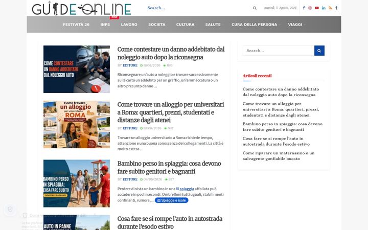 Screenshot of guide-online.it