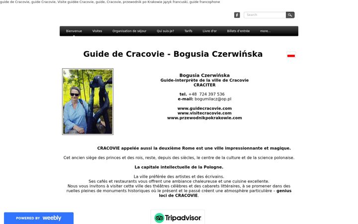 Screenshot of guidecracovie.com