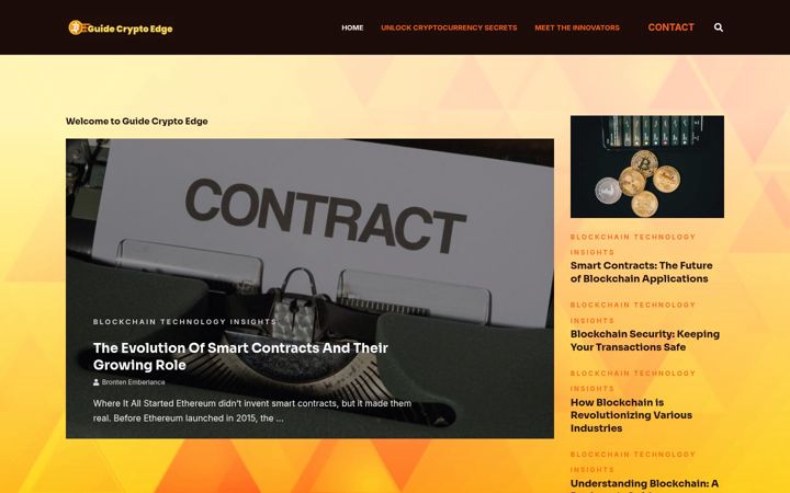 Screenshot of guidecryptoedge.com