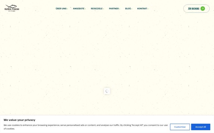 Screenshot of guided-fishing-tour.com