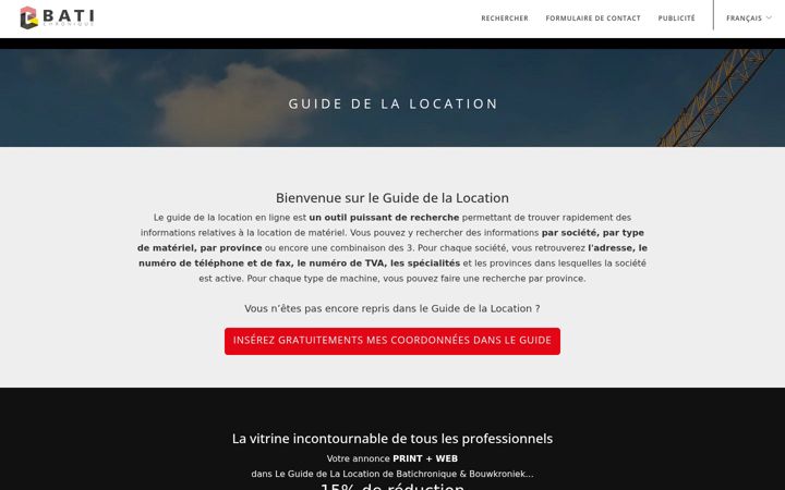 Screenshot of guidedelalocation.be