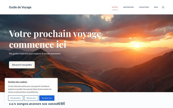 Screenshot of guidedevoyage.fr
