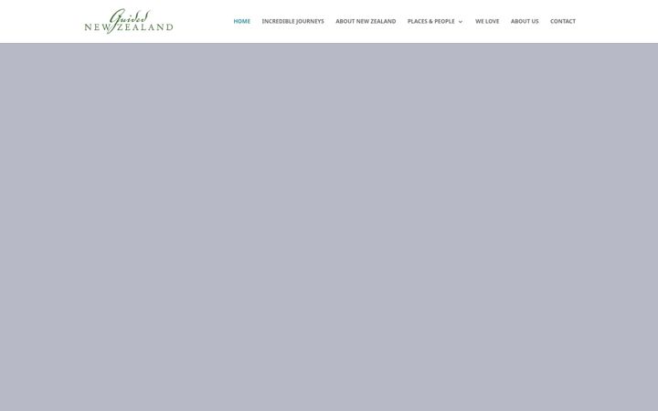 Screenshot of guidednewzealand.com