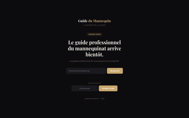 Screenshot of guidedumannequin.fr