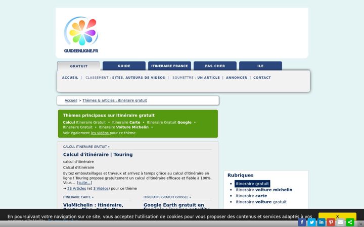 Screenshot of guideenligne.fr