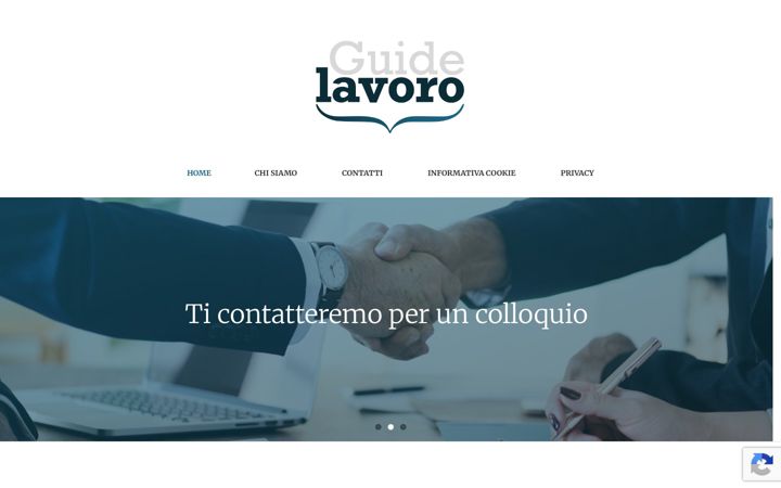 Screenshot of guidelavoro.com