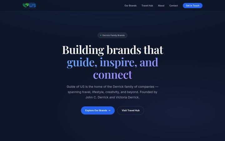 Screenshot of guideofus.com