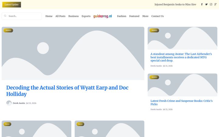 Screenshot of guideproblog.nl
