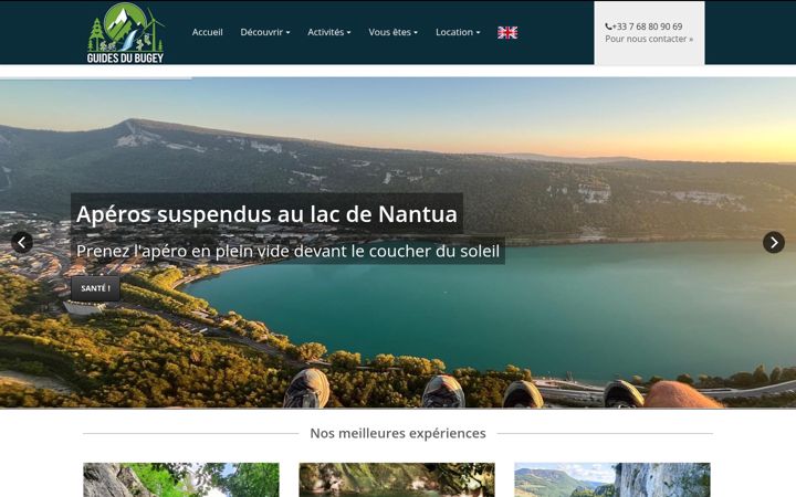 Screenshot of guides-bugey.com